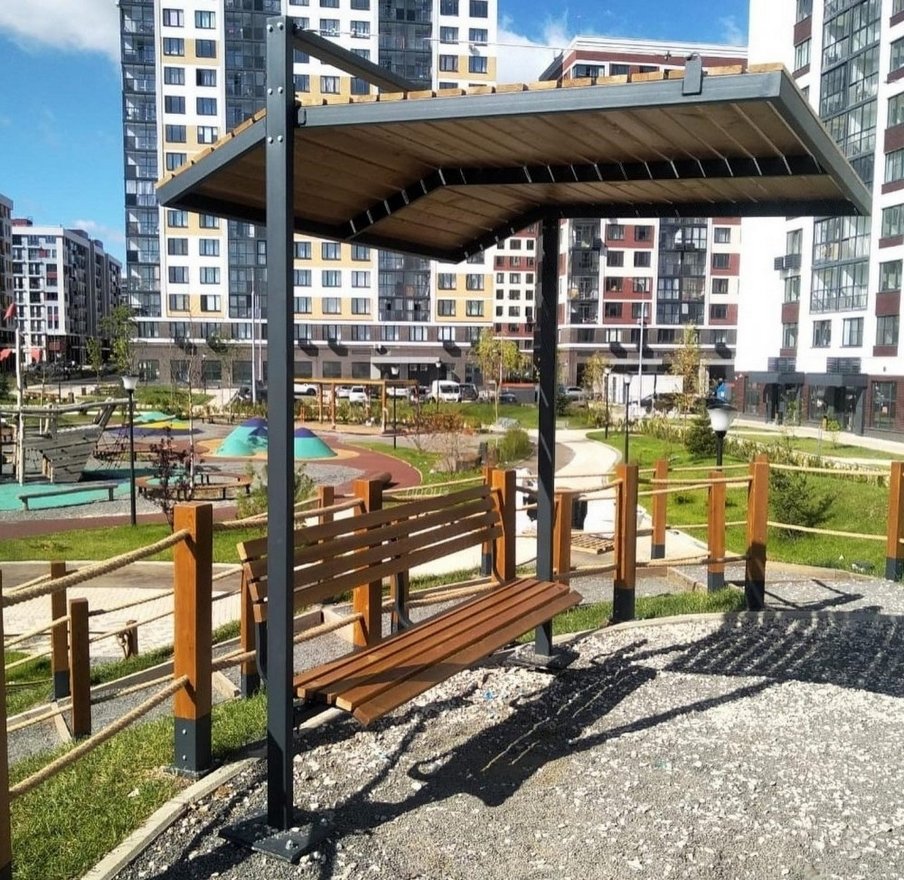 Теневой навес со скамейкой TORUDA 066 - вид 3